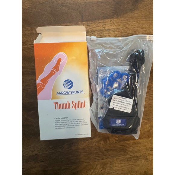 Arrow Splints Other - Arrow Splints‎ Thumb Splint Brace for Arthritis Sprains Support Pain Relief